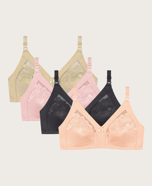 ihg Buy 3 Get 1 Free – Cotton Hosiery Minimizer Bra